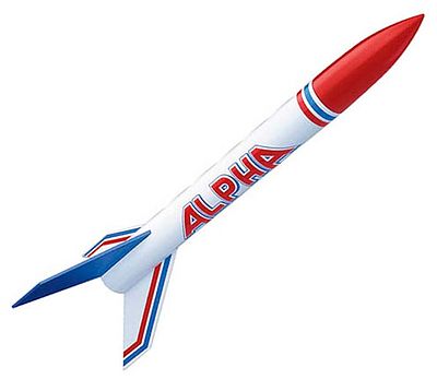 estes rockets,model rockets,Alpha Model Rocket Kit -- Skill Level 1 -- #1225