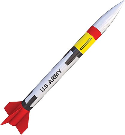 estes rocket,estes rockets,US Army Patriot M-104 Model Rocket Kit -- Skill Level 1 -- #2056